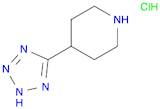 Piperidine, 4-(1H-tetrazol-5-yl)-, monohydrochloride