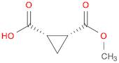 1,2-Cyclopropanedicarboxylic acid, monomethyl ester, (1R,2S)-rel-