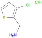 2-Thiophenemethanamine, 3-chloro-, hydrochloride