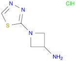 1-(1,3,4-thiadiazol-2-yl)azetidin-3-amine dihydrochloride