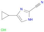 4-cyclopropyl-1H-imidazole-2-carbonitrile hydrochloride