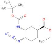 Cyclohexanecarboxylic acid,4-azido-3-[[(1,1-dimethylethoxy)carbonyl]amino]-, ethyl ester,(1S,3R,4S)-
