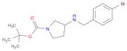 tert-butyl 3-{[(4-bromophenyl)methyl]amino}pyrrolidine-1-carboxylate