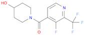 1-[3-fluoro-2-(trifluoromethyl)pyridine-4-carbonyl]piperidin-4-ol
