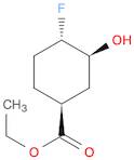 ethyl (1S,3S,4S)-4-fluoro-3-hydroxycyclohexane-1-carboxylate