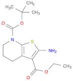 Thieno[2,​3-​b]​pyridine-​3,​7(4H)​-​dicarboxylic acid, 2-​amino-​5,​6-​dihydro-​, 7-​(1,​1-​dimethylethyl) 3-​ethyl ester