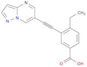 4-ethyl-3-(2-pyrazolo[1,5-a]pyrimidin-6-ylethynyl)benzoic acid