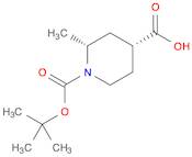 (2R,4R)-1-[(tert-butoxy)carbonyl]-2-methylpiperidine-4-carboxylic acid