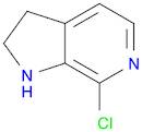 7-Chloro-2,3-dihydro-1H-pyrrolo[2,3-c]pyridine