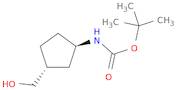 Carbamic acid, [(1R,3R)-3-(hydroxymethyl)cyclopentyl]-,1,1-dimethylethyl ester