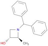 3-Azetidinol, 1-(diphenylmethyl)-2-methyl-, (2S,3R)-