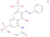 2,7-Naphthalenedisulfonic acid,5-(acetylamino)-4-hydroxy-3-(phenylazo)-, disodium salt