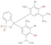 Phenol,4,4'-(1,1-dioxido-3H-2,1-benzoxathiol-3-ylidene)bis[2-bromo-3-methyl-6-(1-methylethyl)-