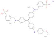 Benzenemethanaminium,N-[4-[[4-[(4-ethoxyphenyl)amino]phenyl][4-[ethyl[(3-sulfophenyl)methyl]amino]phenyl]methylene]-2,5-cyclohexadien-1-ylidene]-N-ethyl-3-sulfo-,inner salt, monosodium salt