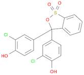 Phenol, 4,4'-(1,1-dioxido-3H-2,1-benzoxathiol-3-ylidene)bis[2-chloro-