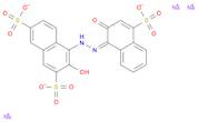 2,7-Naphthalenedisulfonic acid,3-hydroxy-4-[(2-hydroxy-4-sulfo-1-naphthalenyl)azo]-, trisodium salt