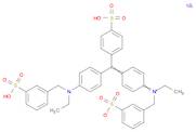 Benzenemethanaminium,N-ethyl-N-[4-[[4-[ethyl[(3-sulfophenyl)methyl]amino]phenyl](4-sulfophenyl)methylene]-2,5-cyclohexadien-1-ylidene]-3-sulfo-, inner salt, disodiumsalt