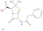 4-Thia-1-azabicyclo[3.2.0]heptane-2-carboxylic acid,3,3-dimethyl-7-oxo-6-[(phenylacetyl)amino]- (2S,5R,6R)-,monopotassium salt