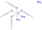 Chromate(1-), diamminetetrakis(thiocyanato-kN)-, ammonium,(OC-6-11)-
