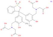 Glycine,N,N'-[(1,1-dioxido-3H-2,1-benzoxathiol-3-ylidene)bis[(6-hydroxy-5-methyl-3,1-phenylene)methylene]]bis[N-(carboxymethyl)-, tetrasodium salt