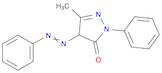 3H-Pyrazol-3-one, 2,4-dihydro-5-methyl-2-phenyl-4-(phenylazo)-