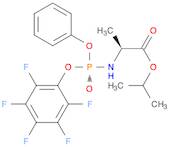 N-[(S)-(2,3,4,5,6-Pentafluorophenoxy)phenoxyphosphinyl]-L-alanine1-methylethyl ester