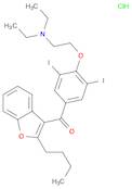 Methanone,(2-butyl-3-benzofuranyl)[4-[2-(diethylamino)ethoxy]-3,5-diiodophenyl]-,hydrochloride