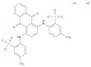 Benzenesulfonic acid,2,2'-[(9,10-dihydro-9,10-dioxo-1,4-anthracenediyl)diimino]bis[5-methyl-,disodium salt