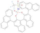 N-[(11bR)-2,6-Di-9-anthracenyl-4-oxidodinaphtho[2,1-d:1',2'-f][1,3,2]dioxaphosphepin-4-yl]-1,1,1-trifluoromethanesulfonamide