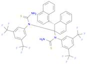 N,N'-(S)-[1,1'-Binaphthalene]-2,2'-diylbis[N'-[3,5-bis(trifluoromethyl)phenyl]thiourea]