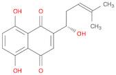 5,8-dihydroxy-2-[(1S)-1-hydroxy-4-methylpent-3-enyl]naphthalene-1,4-dione