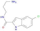 1H-Indole-2-carboxamide, N-(3-aminopropyl)-5-chloro-