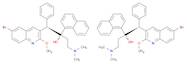 3-Quinolineethanol,6-bromo-a-[2-(dimethylamino)ethyl]-2-methoxy-a-1-naphthalenyl-b-phenyl-, (aR,bR)-rel-