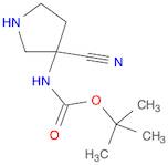 tert-Butyl N-(3-cyanopyrrolidin-3-yl)carbamate