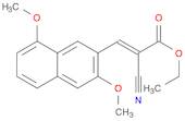 (E)-ethyl2-cyano-3-(3,8-dimethoxynaphthalen-2-yl)acrylate