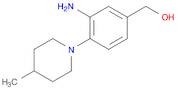 Benzenemethanol, 3-amino-4-(4-methyl-1-piperidinyl)-