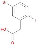 Benzeneacetic acid, 5-bromo-2-iodo-