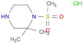 1-Methylsulfonyl-2,2-dimethylpiperazine hydrochloride