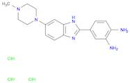 1,2-Benzenediamine,4-[6-(4-methyl-1-piperazinyl)-1H-benzimidazol-2-yl]-,hydrochloride(1:3)