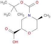 (2R,5S)-4-(tert-butoxycarbonyl)-5-methylmorpholine-2-carboxylic acid