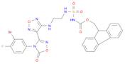 Carbamic acid, N-[[[2-[[4-[4-(3-bromo-4-fluorophenyl)-4,5-dihydro-5-oxo-1,2,4-oxadiazol-3-yl]-1,2,5-oxadiazol-3-yl]amino]ethyl]amino]sulfonyl]-, 9H-fluoren-9-ylmethyl ester