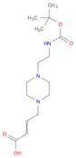 2-Butenoic acid, 4-[4-[2-[[(1,1-dimethylethoxy)carbonyl]amino]ethyl]-1-piperazinyl]-