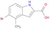 1H-Indole-2-carboxylic acid, 5-bromo-4-methyl-