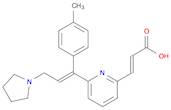 2-Propenoic acid,3-[6-[(1E)-1-(4-methylphenyl)-3-(1-pyrrolidinyl)-1-propenyl]-2-pyridinyl]-,(2E)-