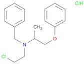 Benzenemethanamine, N-(2-chloroethyl)-N-(1-methyl-2-phenoxyethyl)-,hydrochloride