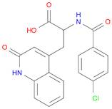 2-[(4-chloro-2,3,5,6-tetradeuteriobenzoyl)amino]-3-(2-oxo-1H-quinolin-4-yl)propanoic acid