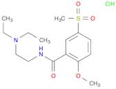 Benzamide, N-[2-(diethylamino)ethyl]-2-methoxy-5-(methylsulfonyl)-,monohydrochloride