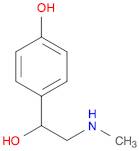 Benzenemethanol, 4-hydroxy-a-[(methylamino)methyl]-, (aR)-