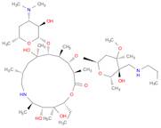1-Oxa-6-azacyclopentadecan-15-one,13-[[2,6-dideoxy-3-C-methyl-3-O-methyl-4-C-[(propylamino)methyl]-a-L-ribo-hexopyranosyl]oxy]-2-ethyl-3,4,10-trihydroxy-3,5,8,10,12,14-hexamethyl-11-[[3,4,6-trideoxy-3-(dimethylamino)-b-D-xylo-hexopyranosyl]oxy]-, (2R,3S,4R,5R,8R,10R,11R,12S,13S,14R)-