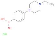 (4-(4-Ethylpiperazin-1-yl)phenyl)boronic acid monohydrochloride